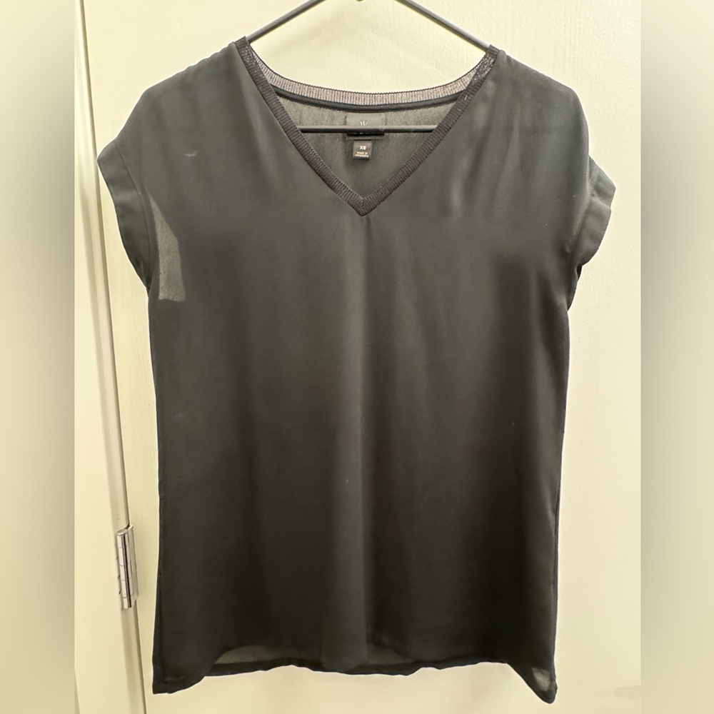EUC Worthington Black Blouse